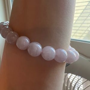 Rose Quartz Bead Bracelet